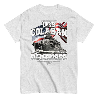 USS Colahan DD-658 destroyer t-shirt