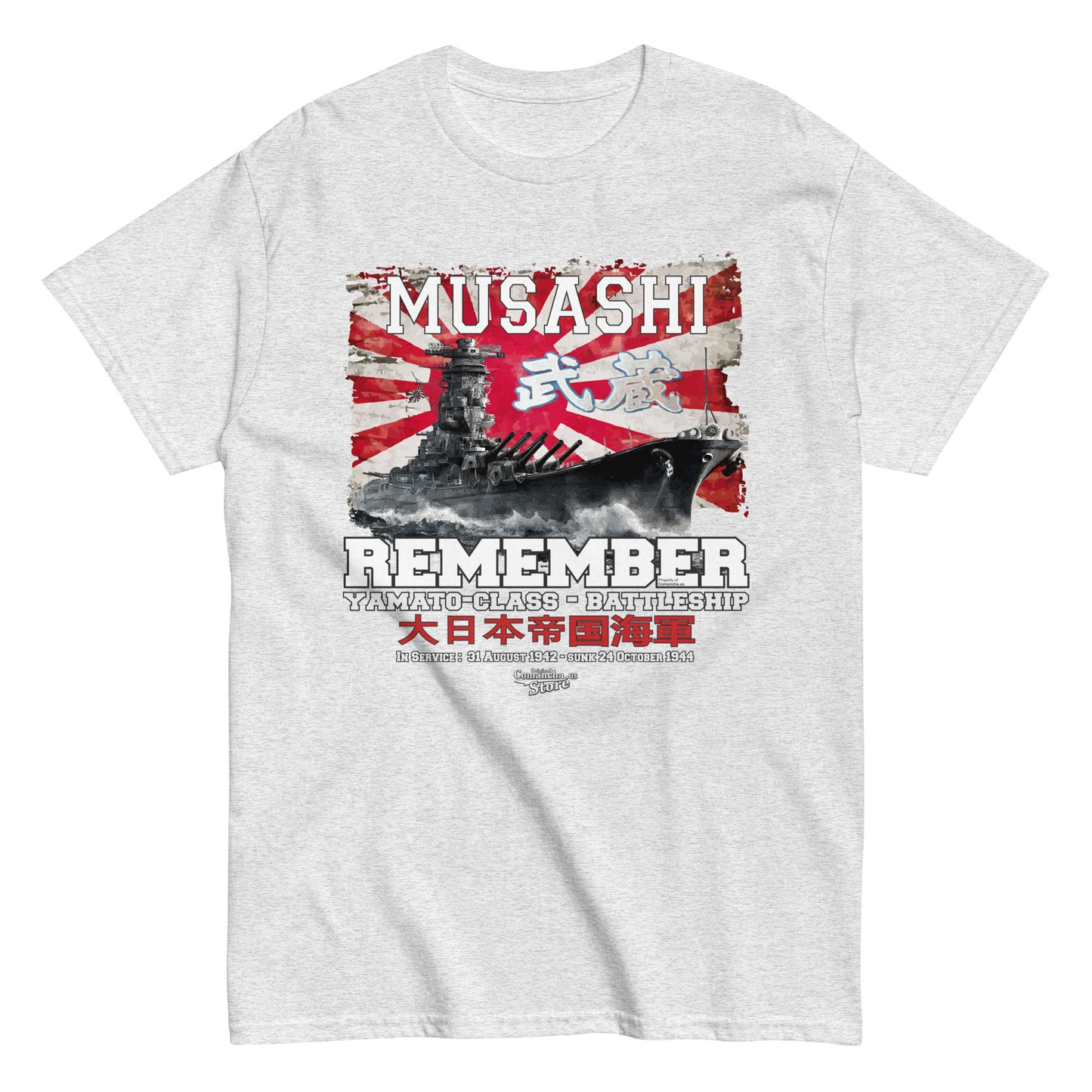 Musashi (武蔵) Battleship t-shirt