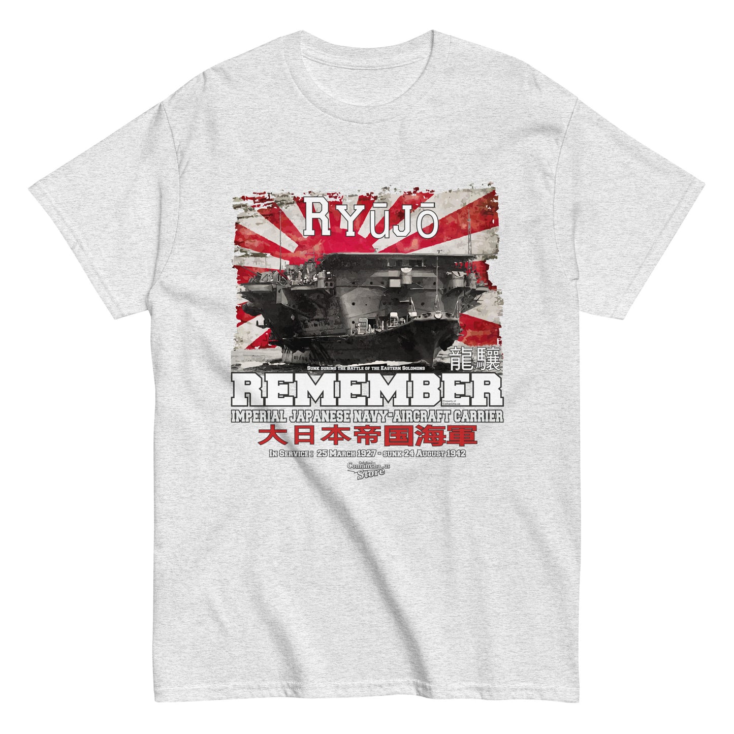 Ryūjō light aircraft carrier t-shirt