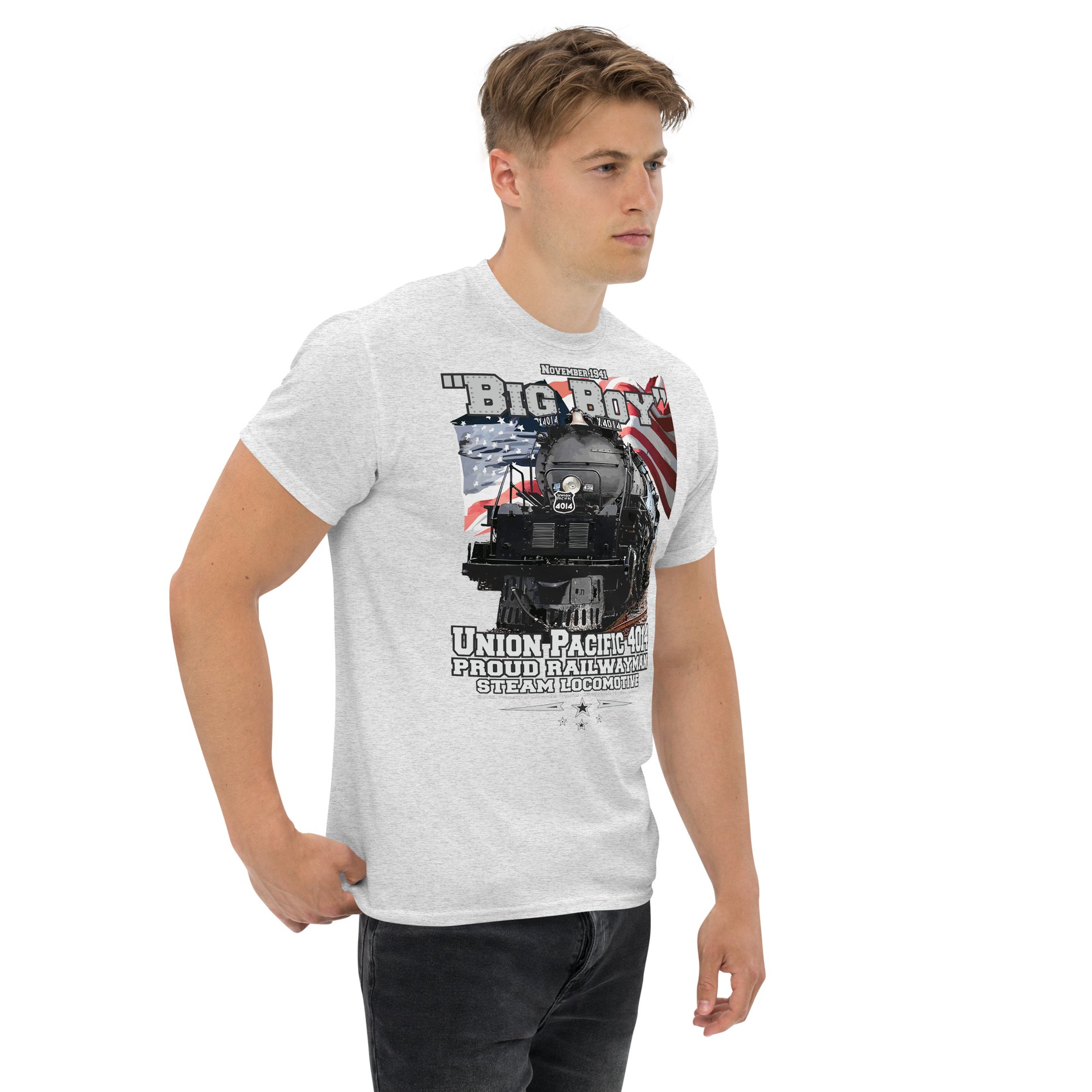 Big Boy 4014 Steam locomotive tee, Comancha Graphics,