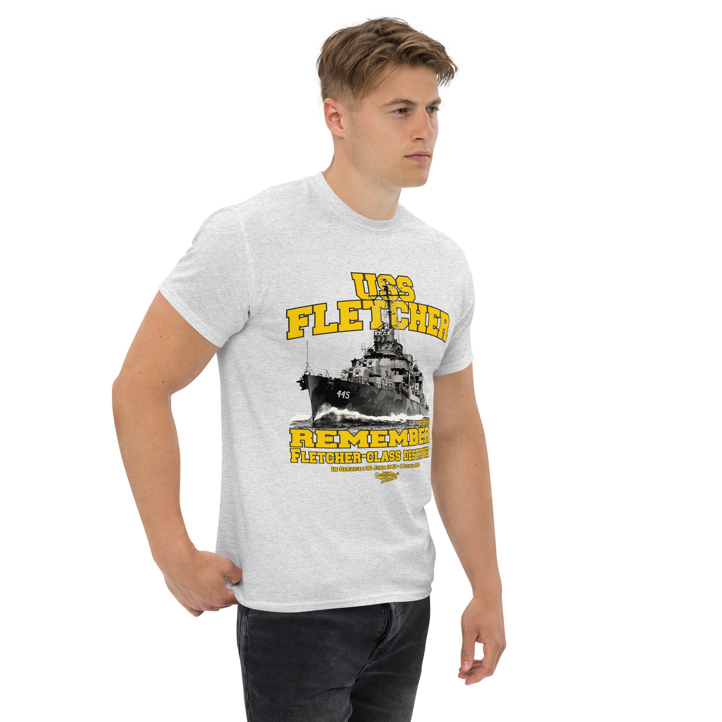 USS Fletcher DD/DDE-445 t-shirt