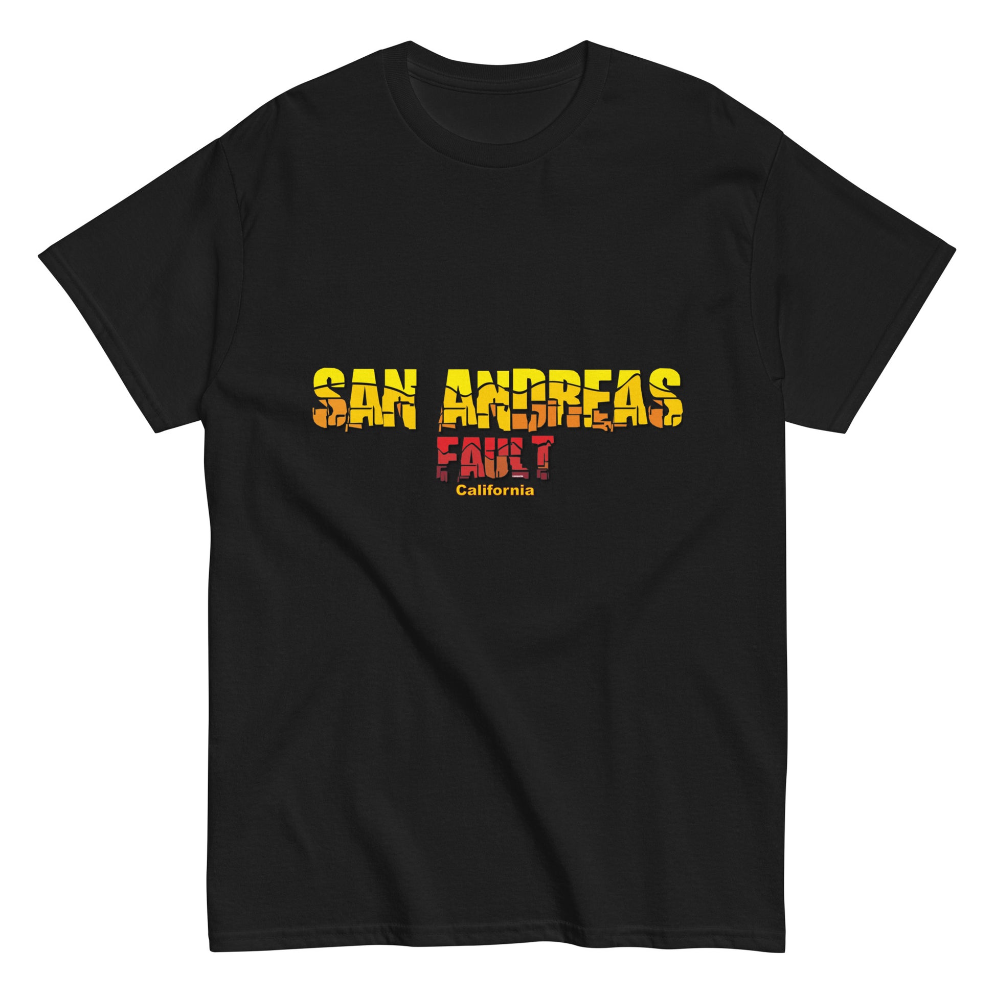 San Andreas Fault, T-Shirt Comancha.us, Comancha Design,San Andreas Fault - California tee, Comancha Graphics tee,