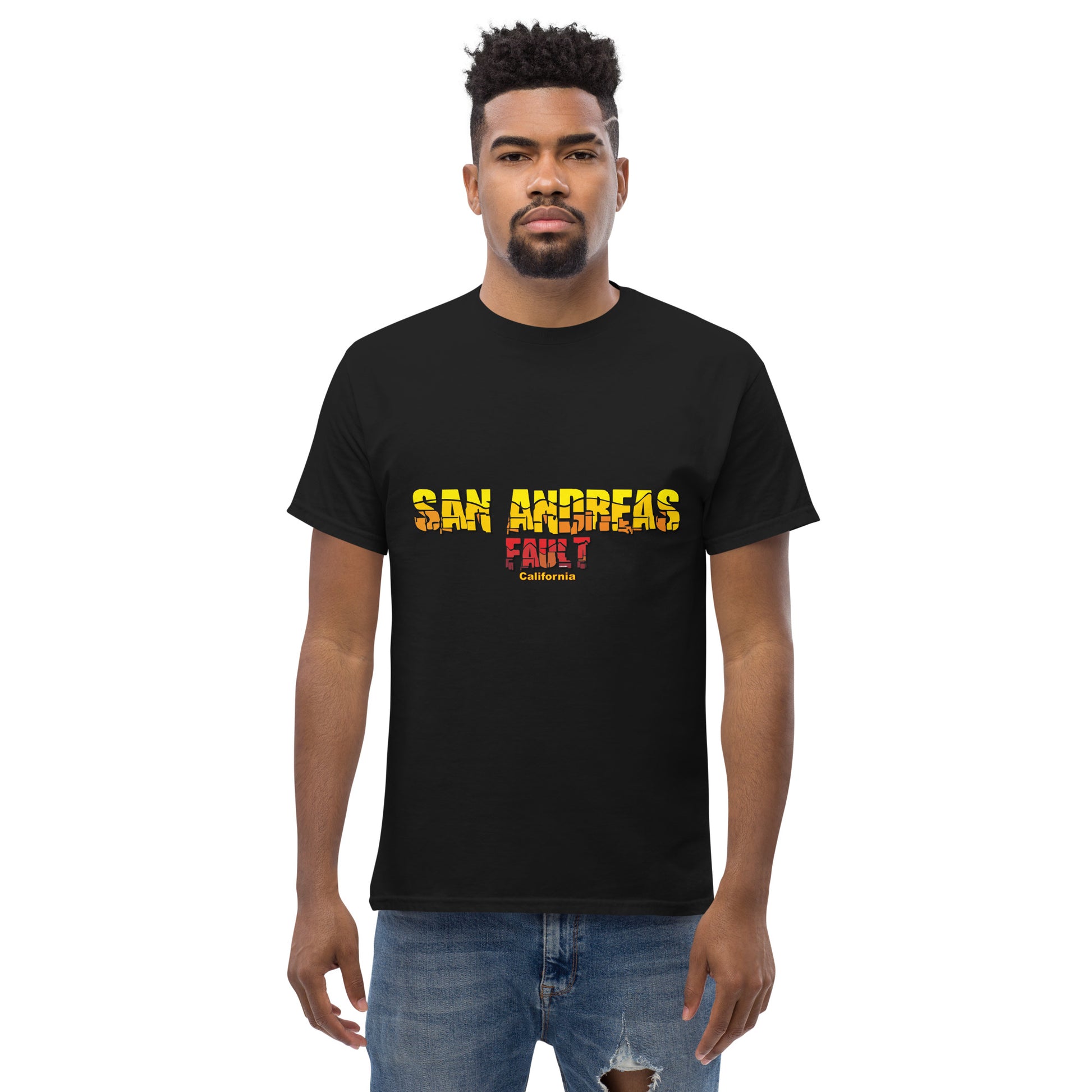 San Andreas Fault, T-Shirt Comancha.us, Comancha Design,San Andreas Fault - California tee, Comancha Graphics tee,