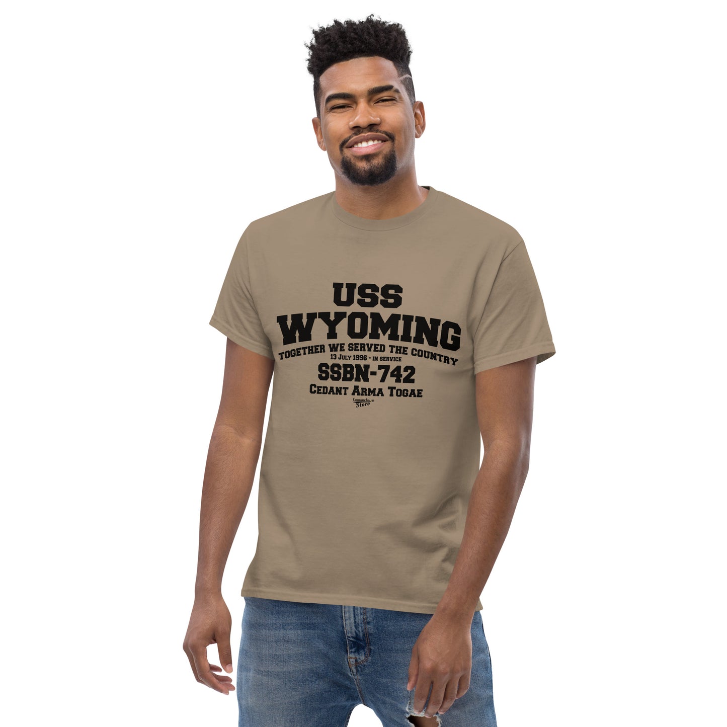 USS WYOMING SSBN-742 Submarine Shipmates T-shirt