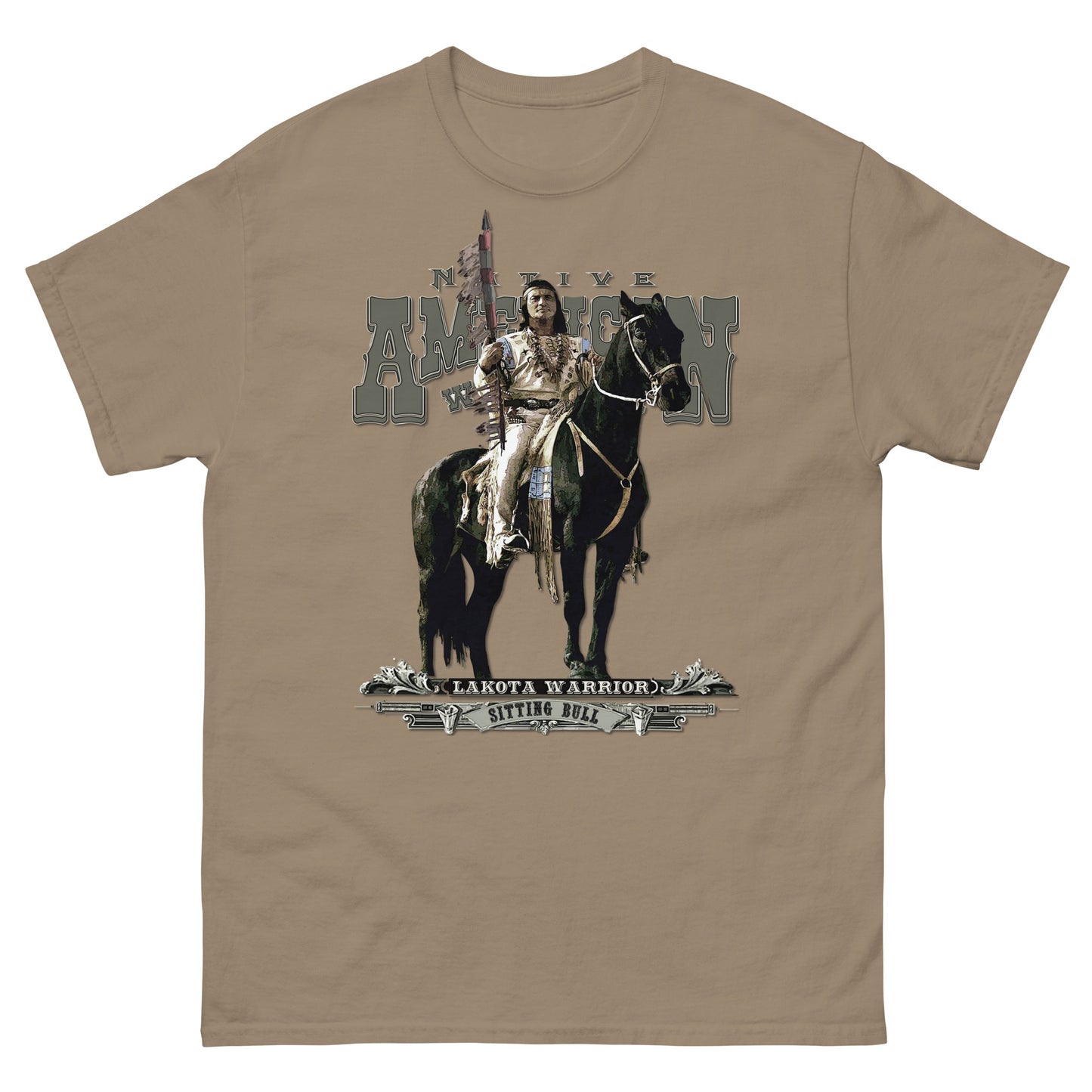 Sitting Bull Lakota Warrior t-shirt