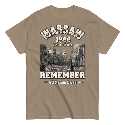 Warsaw Uprising 1944 t-shirt