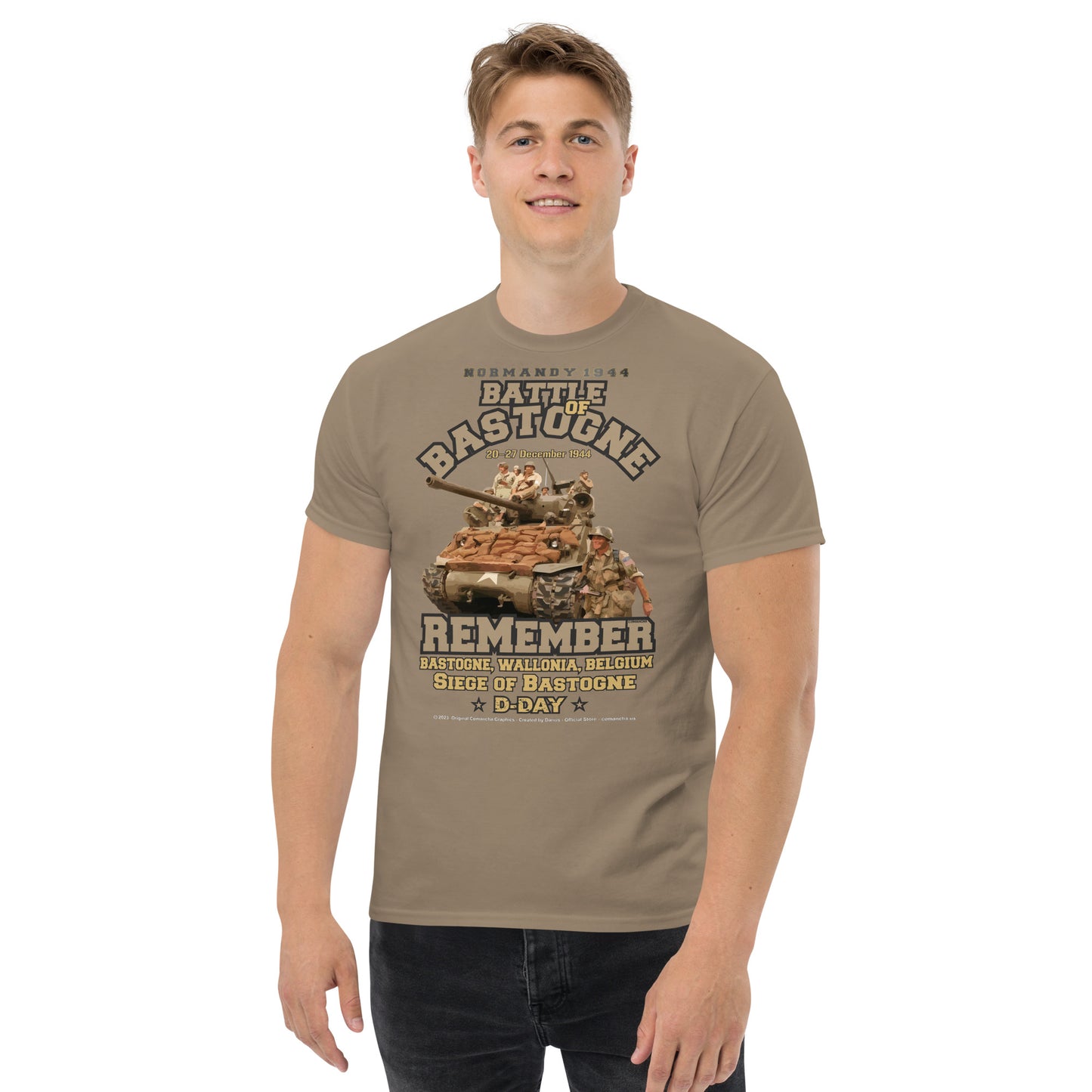 Remember Battle of Bastogne 1944 t-shirt