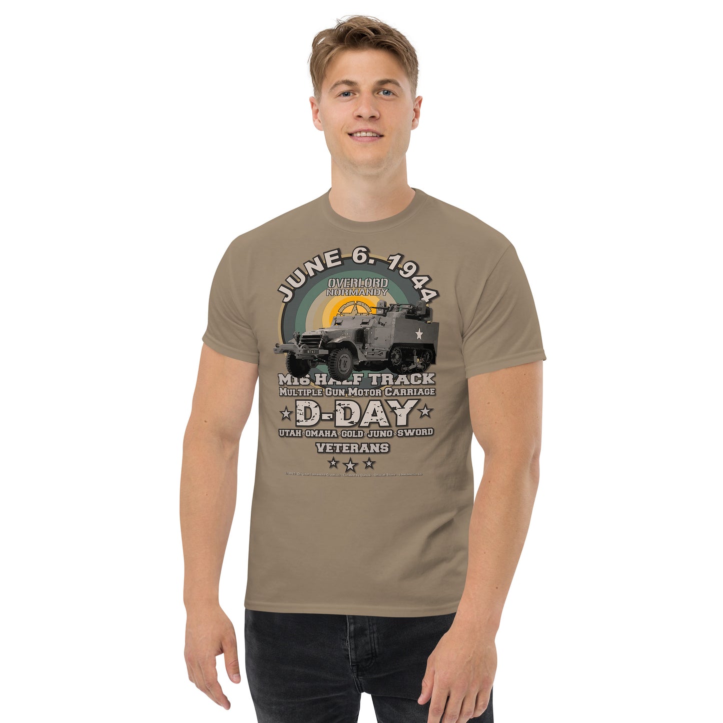 M16 Half Track US Army Veterans T-shirt