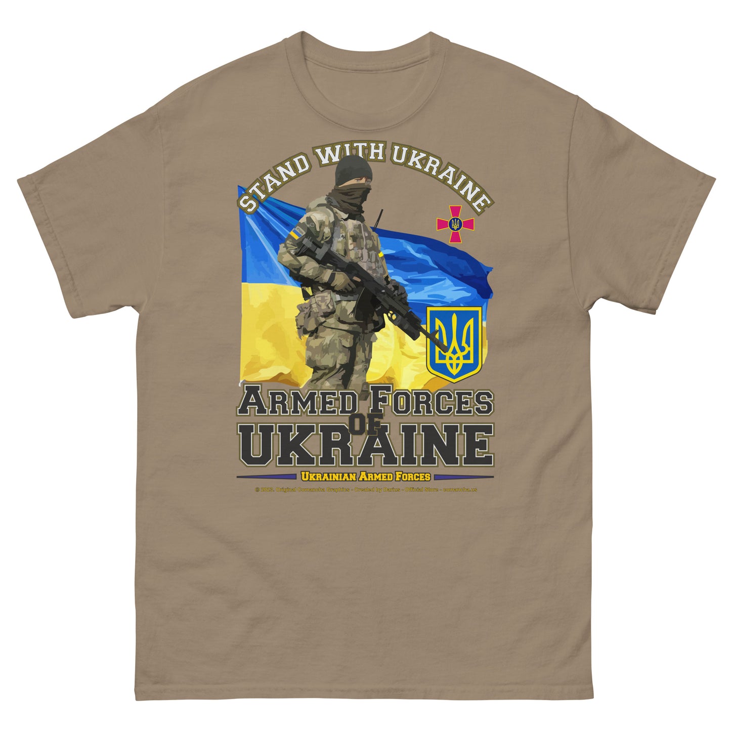 Stand with Ukraine t-shirt, Comancha t-shirts store,