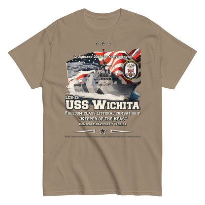 USS Wichita LCS-13 Littoral Comabat Ship Ship classic t-shirt