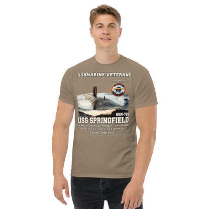 USS SPRINGFIELD SSN-761 Submarine t-shirt