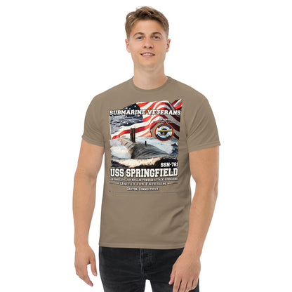 USS SPRINGFIELD SSN-761 Submarine t-shirt