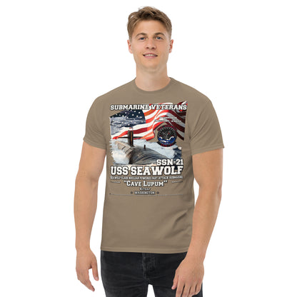 USS SEAWOLF SSN-21 Submarine t-shirt