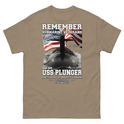 USS PLUNGER SSN-595 Submarine Veterans Classic T-Shirt