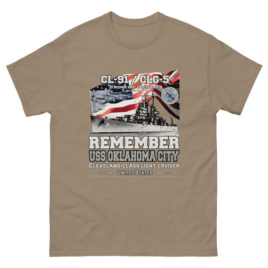 USS OKLAHOMA BB-37 Battleship veterans T-shirts, Comancha T-shirts,