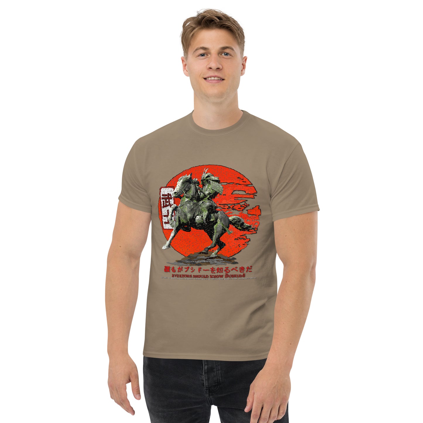 Samurai Kusunoki Masahige T-shirt, Japanese Tradition T-Shirt, Comancha T-shirts,