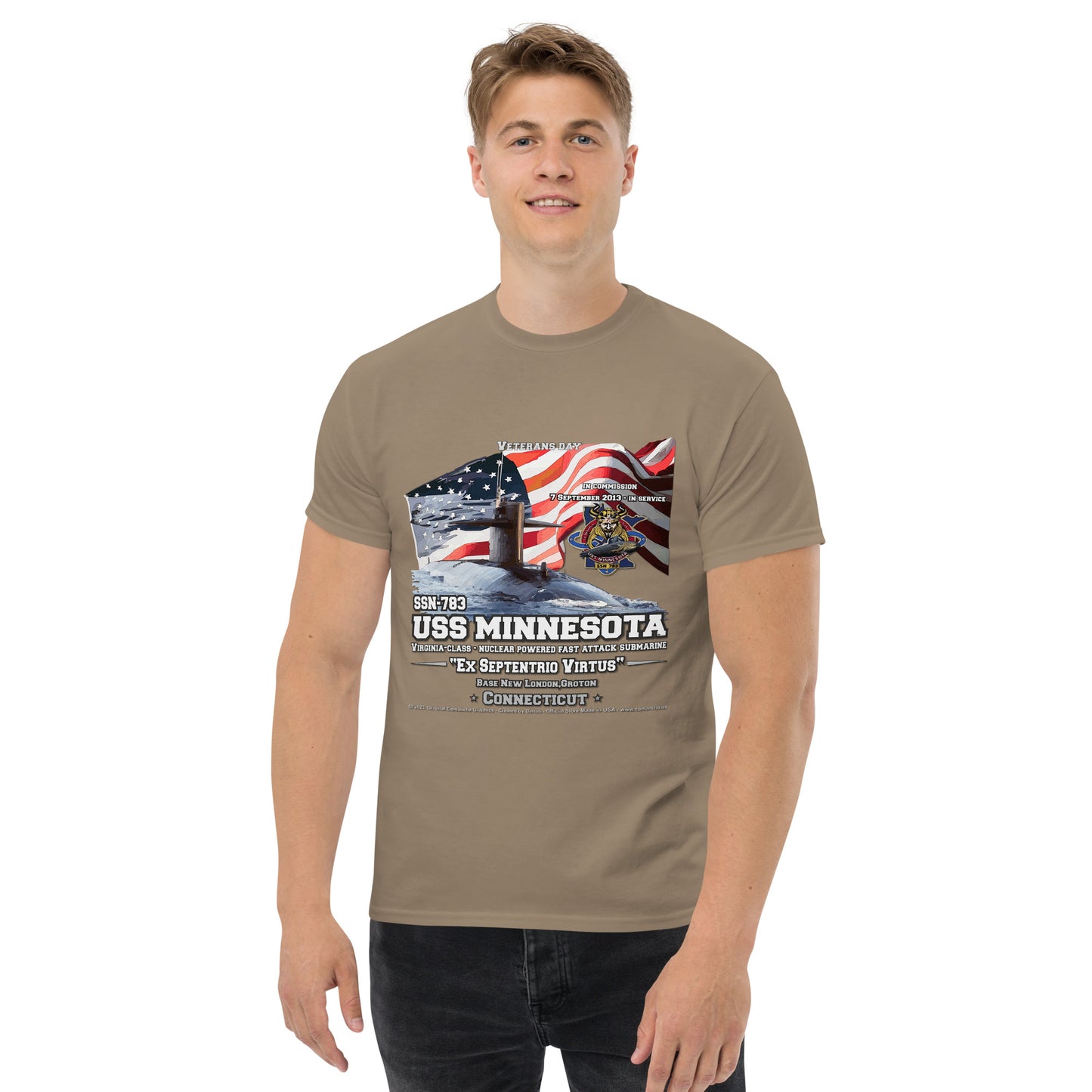 USS MINNESOTA SSN-783 Submarine T-Shirt