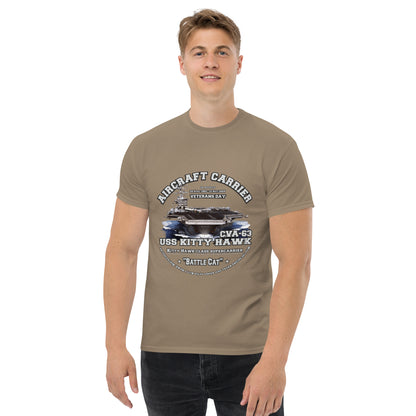 USS KITTY HAWK CVA-63 Aircraft Carrier Veterans T-Shirt