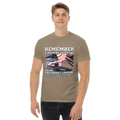 USS GLENARD LIPSCOMB SSN-685 Submarine t-shirt