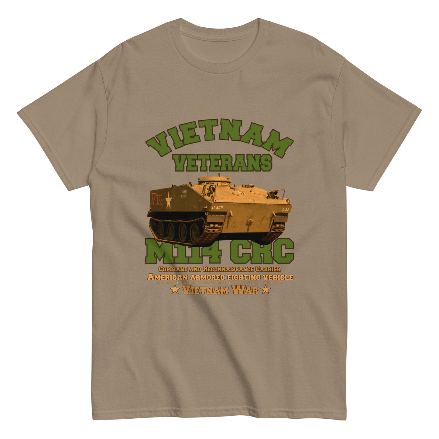 M114 Vietnam Combat Veterans T-shirt, vietnam veterans t-shirt,comancha,