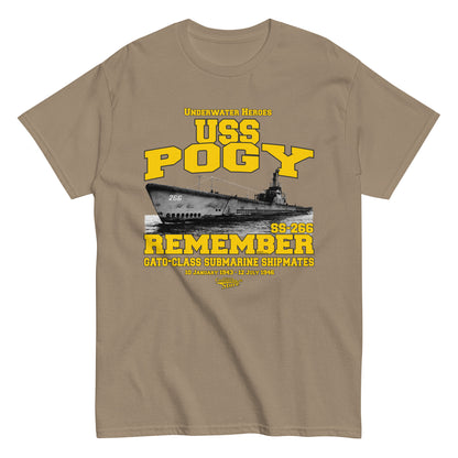 USS Pogy SS-266 Submarine t-shirt