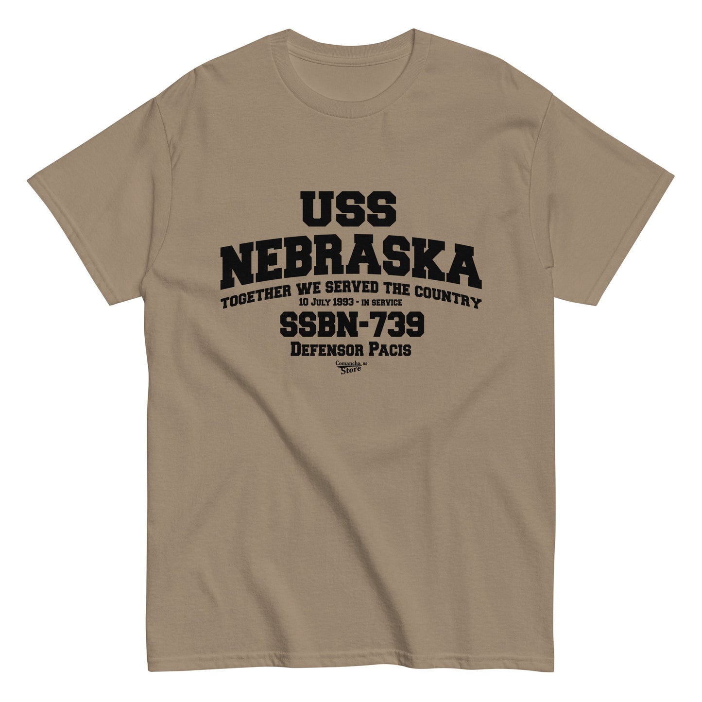 USS NEBRASKA SSBN-739 Submarine Shipmates T-shirt