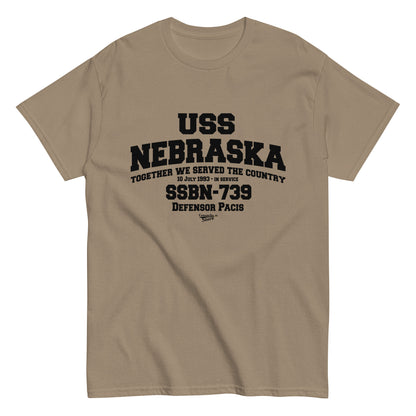 USS NEBRASKA SSBN-739 Submarine Shipmates T-shirt