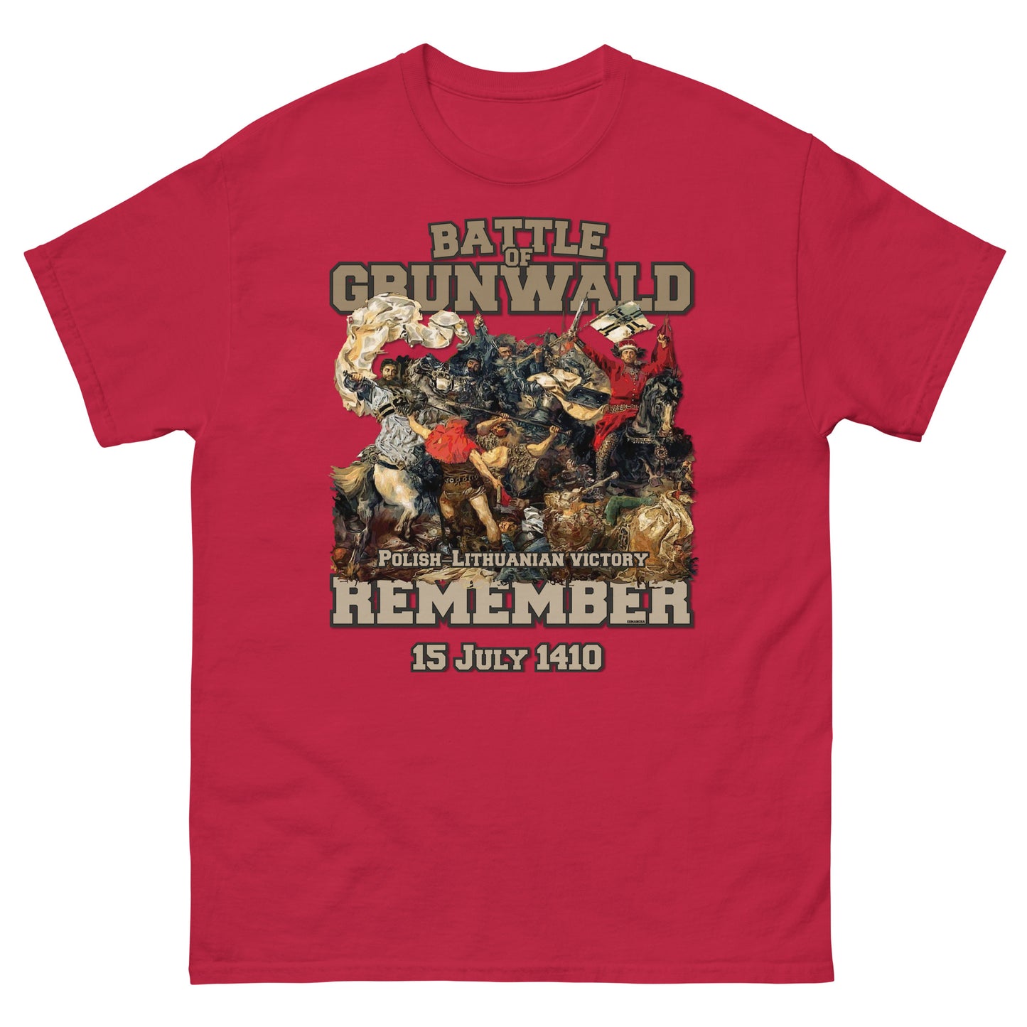 Battle of Grunwald tee, Grunwald 1410 tee, Battle of Grunwald tee,Battle of Grunwald 1410 Polish Proud,Comancha design,