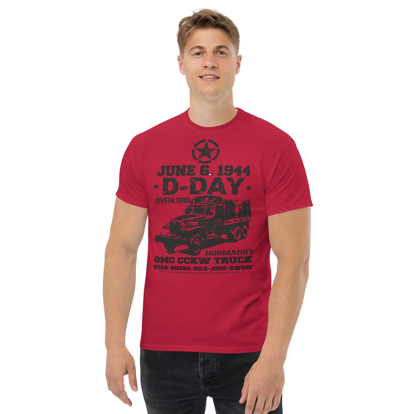 D-Day GMC CCKW Truck Men's t-shirt