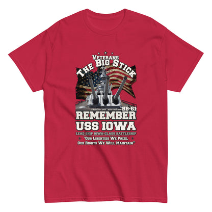 USS IOWA T-Shirt, USS IOWA BB-61 t-shirt, Battleship Veterans T-Shirt, US NAVY SHIPS Tees, US NAVY Veterans T-Shirt, USS IOWA BB-61 Battleship Veterans Classic T-Shirt, Comancha T-Shirt,