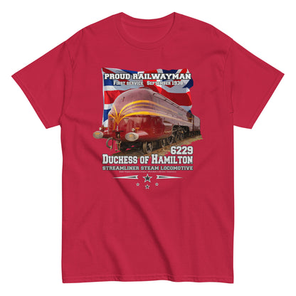 6229 Streamliner t-shirt, Steam Locomotive T-shirt, Comancha Graphics t-shirt,