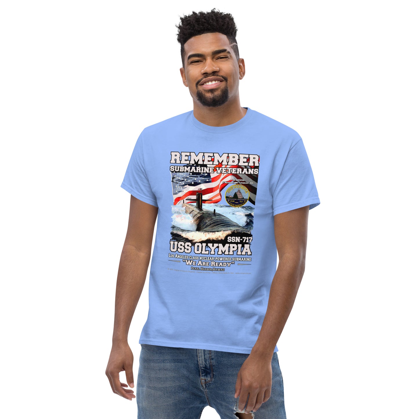 USS OLYMPIA SSN-717 Submarine veterans T-shirts,, Comancha T-shirts,