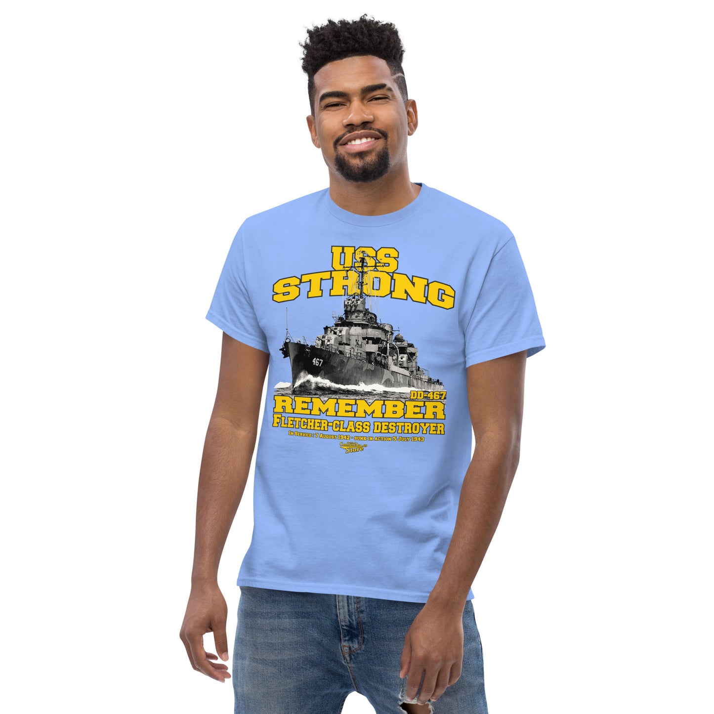 USS Strong DD-467 t-shirt