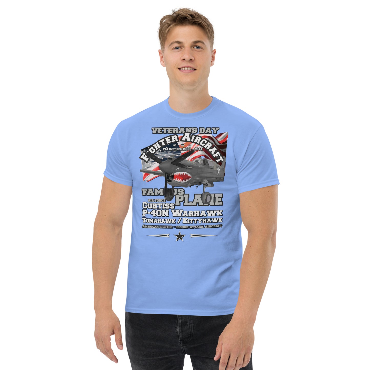 P-40N Curtiss Warhawk Fighter T-shirt