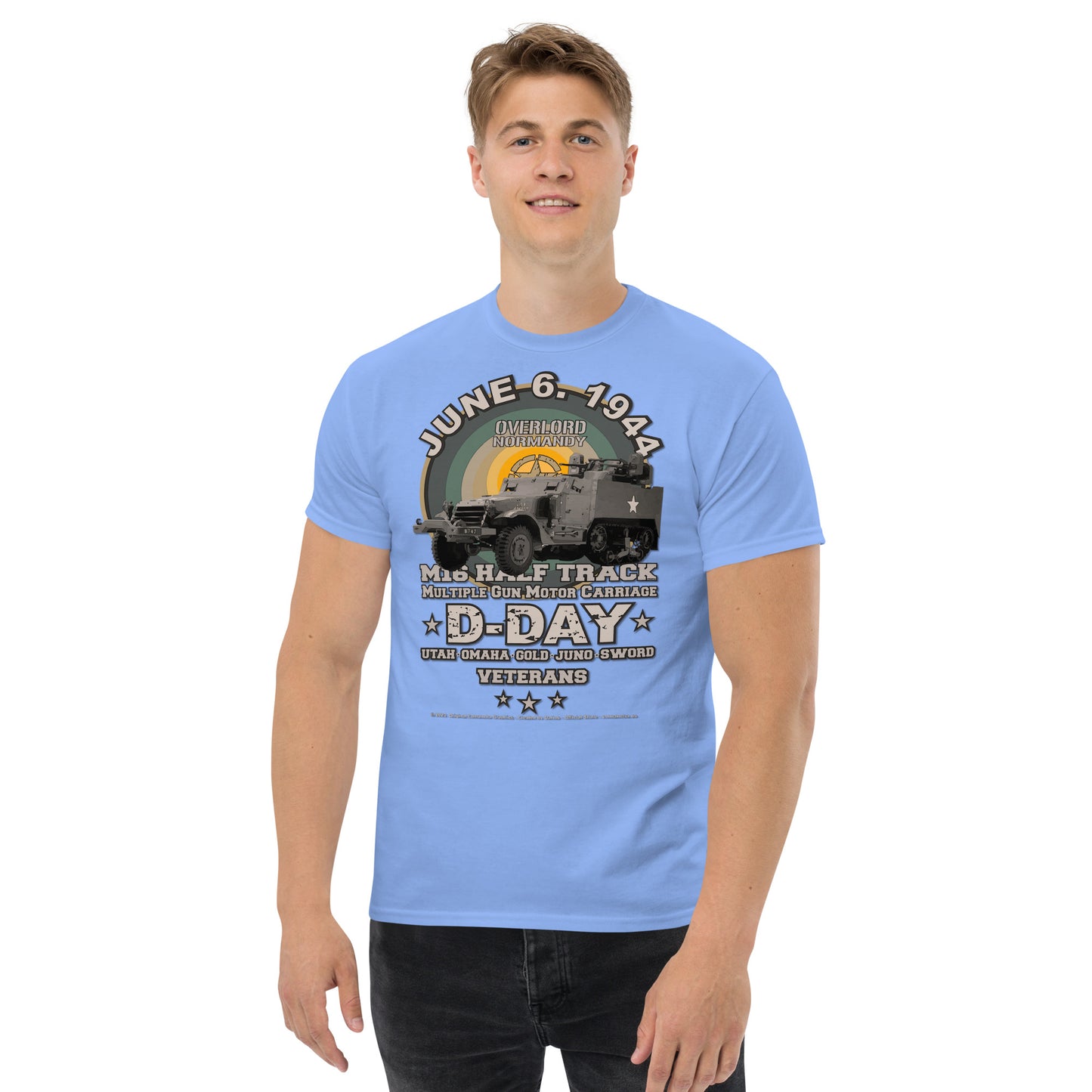 M16 Half Track US Army Veterans T-shirt