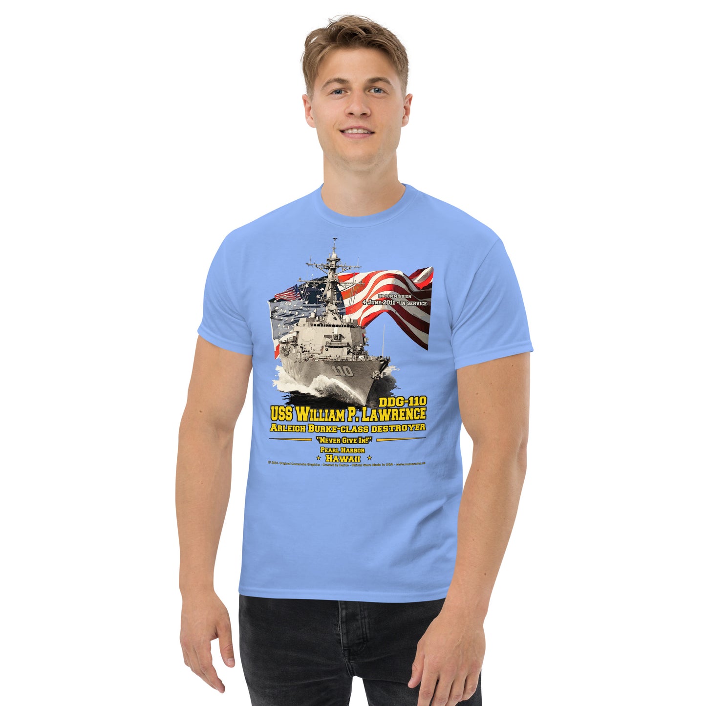 USS William Lawrence DDG-110 Destroyer t-shirt