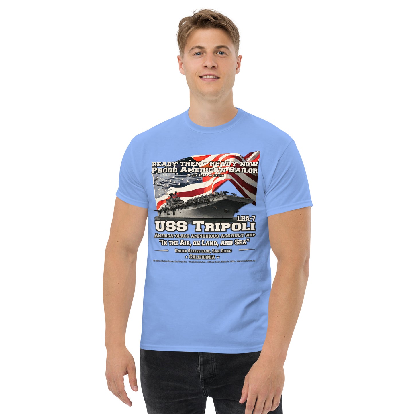 USS TRIPOLI LHA-7 Amphibious Assault Ship T-shirt