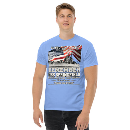 USS SPRINGFIELD CL-66 Light Cruiser t-shirt