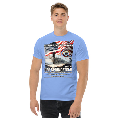 USS SPRINGFIELD SSN-761 Submarine t-shirt