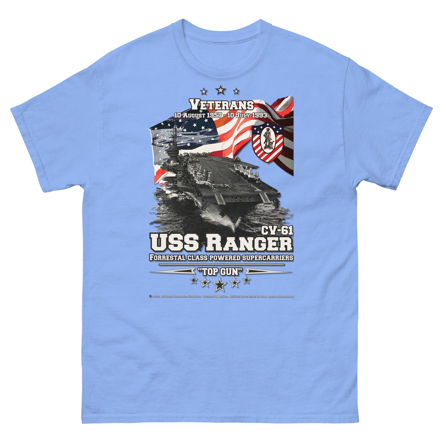 USS RANGER CV-61 Aircraft Carrier T-shirt