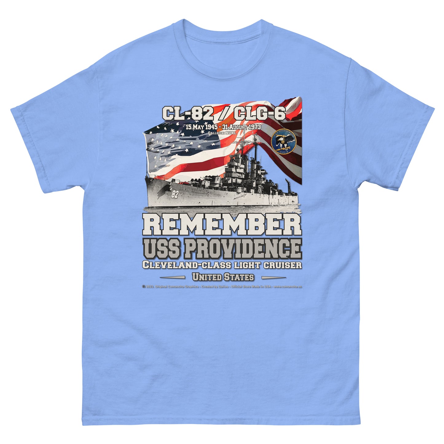 USS PROVIDENCE CL-82 Light Cruiser T-Shirt