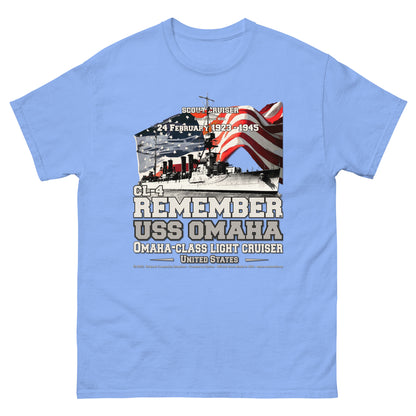 USS OMAHA CL-4 Cruiser T-Shirt