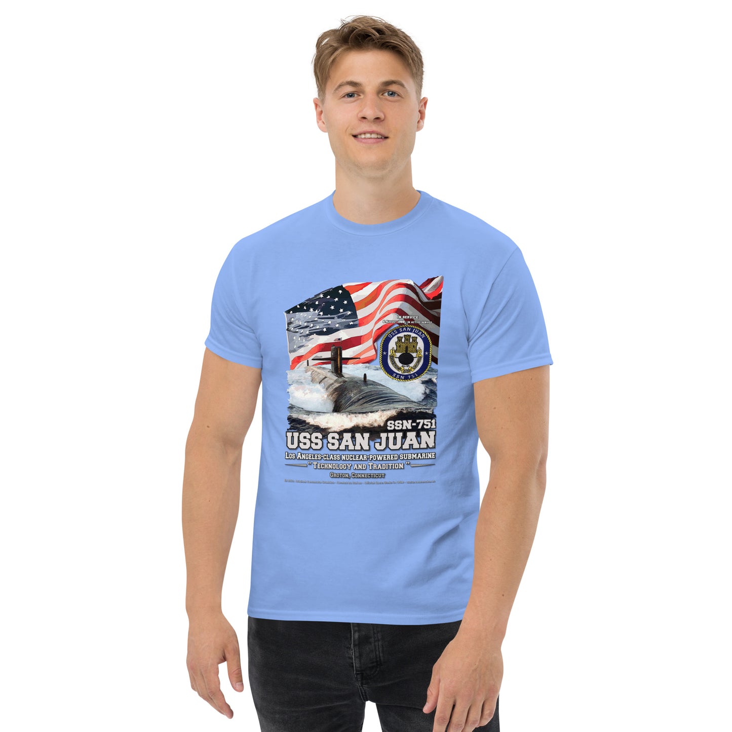 USS SAN JUAN SSN-751 Submarine Veterans Day T-shirt, Comancha store,