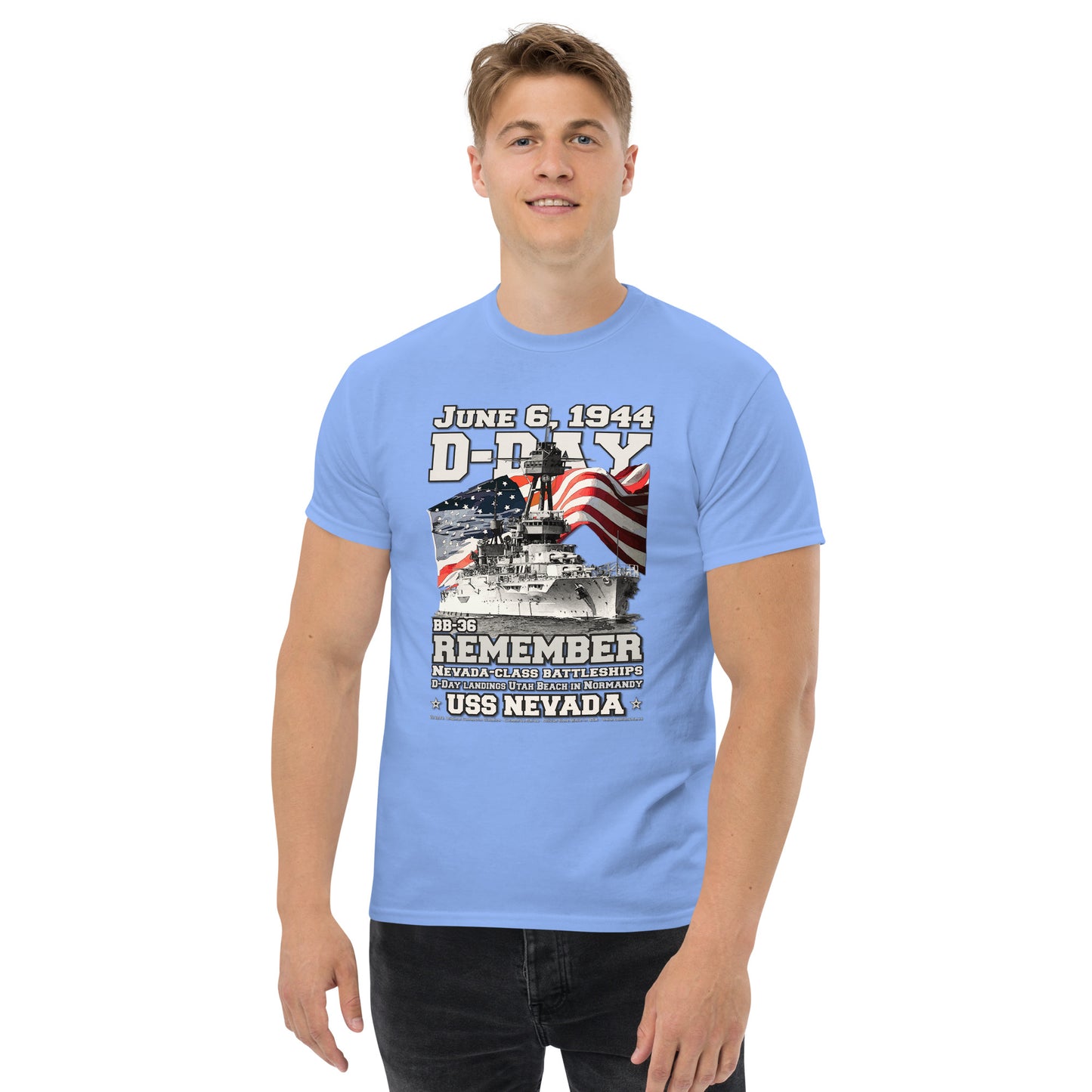 USS NEVADA BB-36 Battleship t-shirt