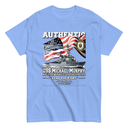 USS MICHAEL MURPHY DDG-112 Destroyer Sailors Classic T-Shirt, Navy T-shirts by Comancha store,