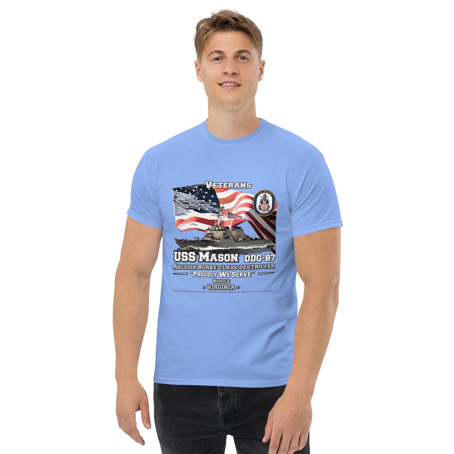 USS MASON DDG-87 Destroyer T-Shirts