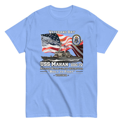 USS MAHAN DDG-72 Destroyer Veterans Classic T-Shirts, US Navy Ship T-Shirts, Comancha T-shirts,