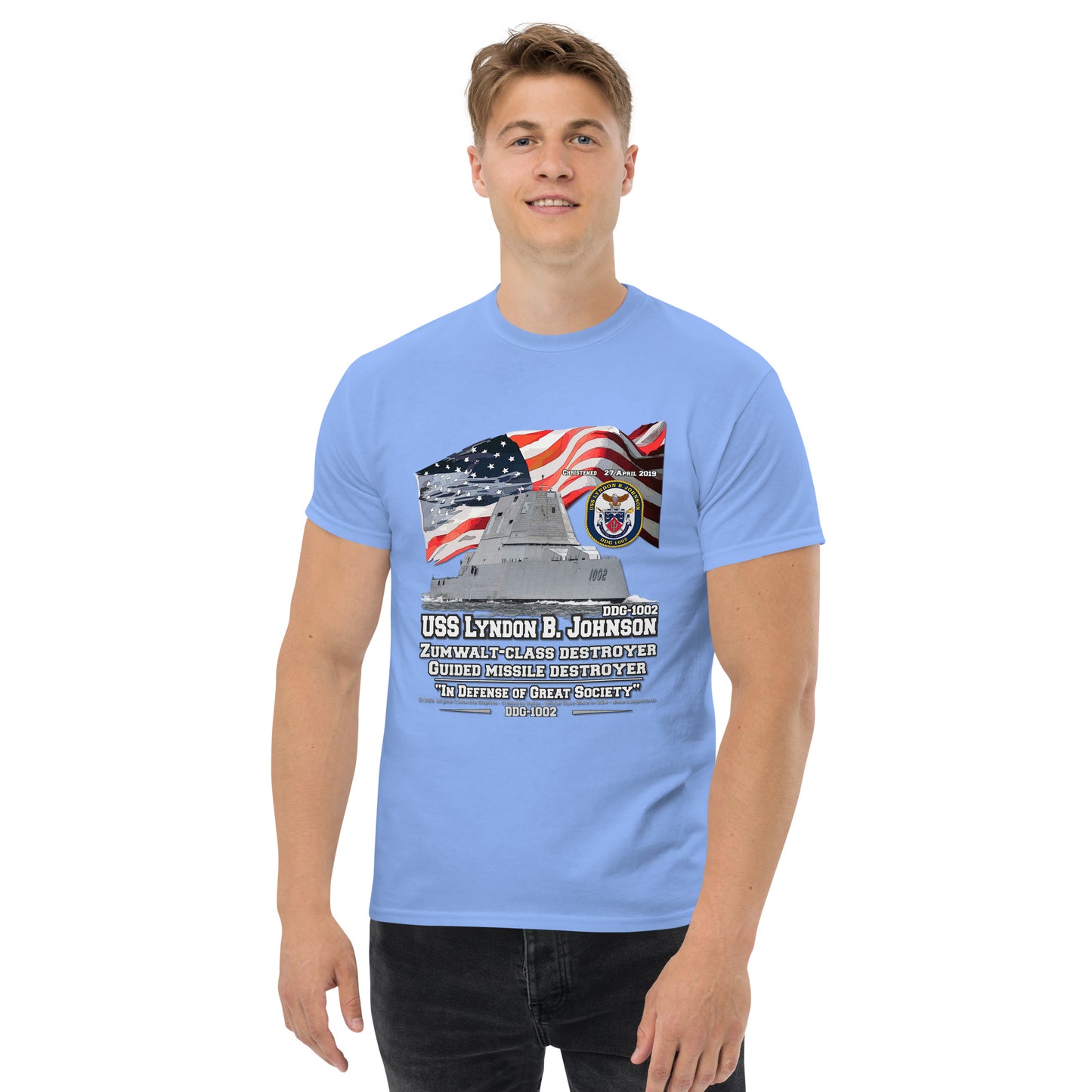 USS LYNDON B. JOHNSON DDG1002 Destroyer T-Shirt