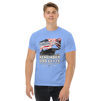 USS LEYETE CV-32 Aircraft Carrier T-Shirt