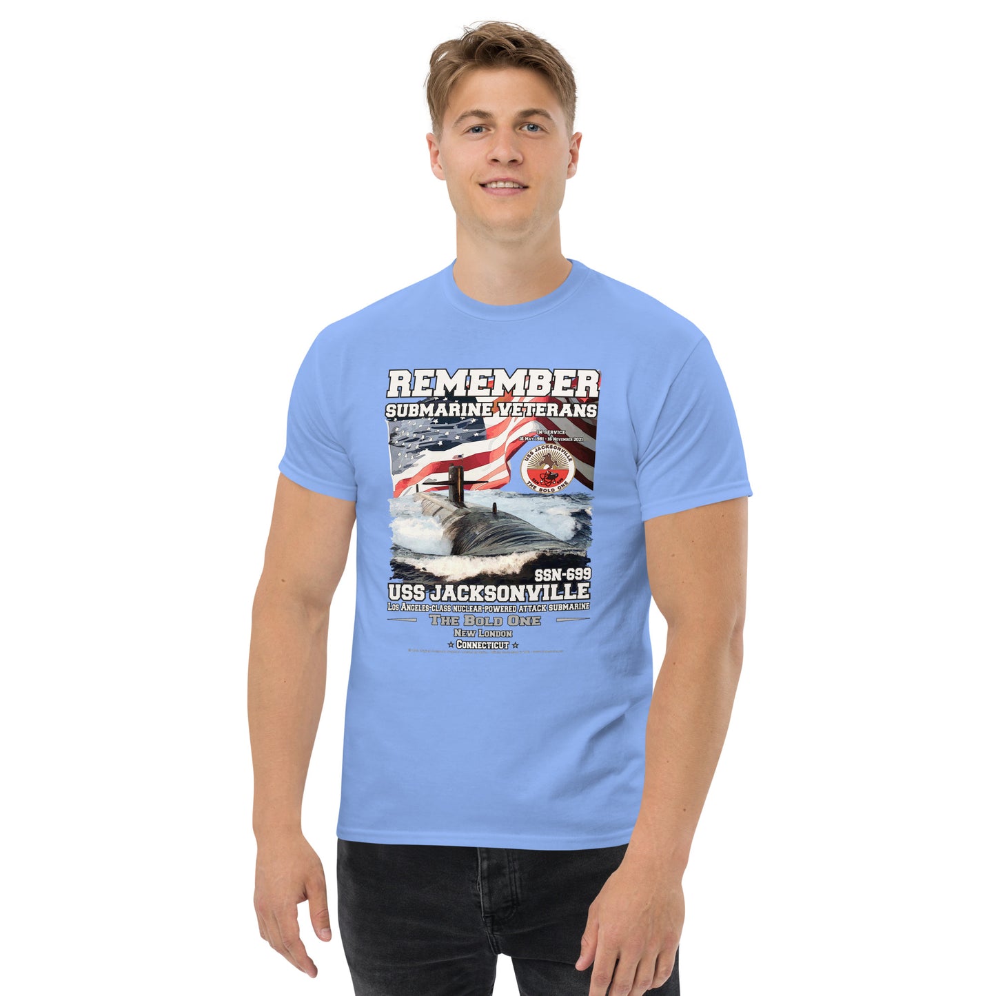 USS JACKSONVILLE SSN-699 Submarine T-Shirt